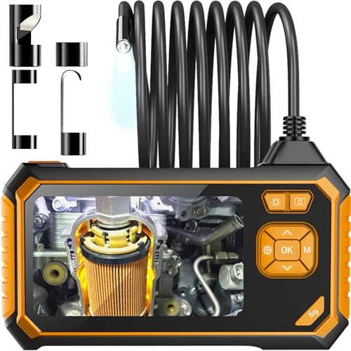 Endoskopkamera mit LED Licht 5m LCD HD 4.3' Inspektionskamera 19376