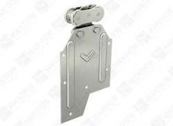 Monture de fixation sur plat MANTION 0281 avec 2 galets acier