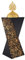TERSCHELLING Frankincense Resin Incense Burner - Bakhoor Burner, Charcoal Incense Censer - for Yoga, Spa Aromatherapy, Office & Home Decor (Black)
