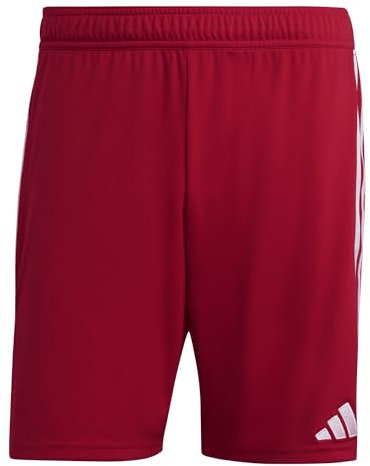 adidas Mens Shorts (1/4) Tiro 23 League Shorts, Team Power Red 2/White, IB8082, S