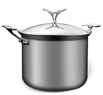 SISWIM soup pot Stockpot with lid Pot Stainless Steel Stock Pot 316 Food Grade Stainless Steel Heavy Stock Pot Stew Pot Slow Cooker Thickened and Deepened Stock Pot With Lid Casserole Cookware