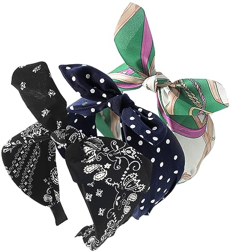 scicent Breiter Haarreif mit Samt Knoten Damen Haarreifen Stirnband Haarschmuck - 15521