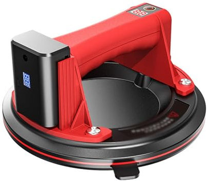 Ventouse électrique lourde de 8 pouces, ventouse sous vide pour carreaux de verre, pompe à Air industrielle, capacité de charge de 200kg,Red