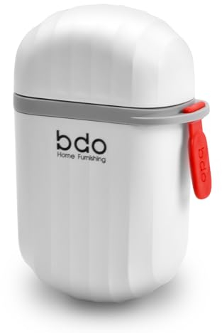 Travel Soap Cases, Portable Travel Soap Dishes with Lid and Handle, Leakproof Soap Boxes for Gym Bathroom Camp Outdoor Travel - White