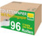 Reuschenbach Toilettenpapier, 100% Recycling Papier, 96 Rollen, WC-Papier 2-lagig, 250 Blatt je Rolle, Klopapier aus Zellstoff