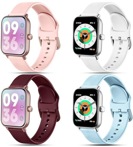 Issinlky armband für Veryfit Smart Watch IDW19/IDW13/IDW16/IDW18, 22mm armband Soft Silikon für Gloryfit P66/P66D/P72/P95, TUYOM LW36, H1/D1,T50S, Y6, YB54, G39, AGPTE LW11 Smart Watch