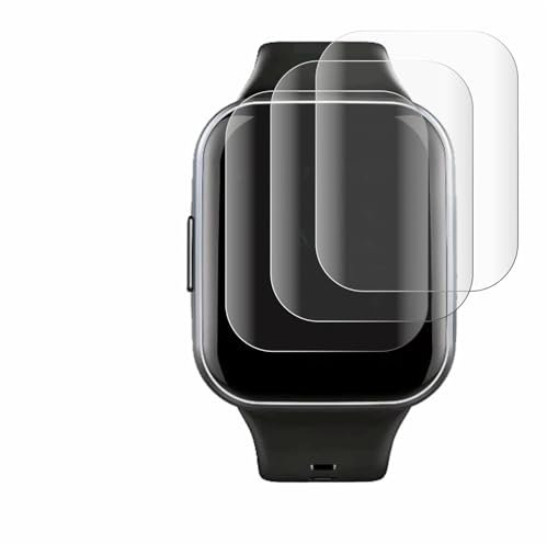 savvies 4 Unidades Full-Screen Protector para Jugeman Q23 1.69 Full Cover Protector Pantalla [3d Curvo, Pantalla Completa, Transparente]