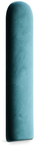 Muralo Wandkissen Gepolstert, Magic Velvet - 20x60 cm, Meerfarbe | Wandpaneel, ideal als Bettkopfteil oder Lendenkissen - für Schlafzimmer und Wohnzimmer, einfache Anbringung mit Montagekleber