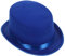 Alipis Blauer Zaubererhut Für Erwachsene Satin-Zylinder Zauberer Gentleman Brüllender 20Er-Jahre-Smoking Formelles Kostüm Zylinder Zaubererhut Fedora-Hüte Party-Jazz-Hut