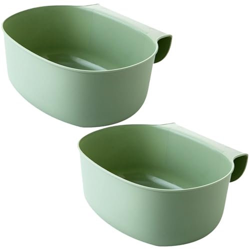 CWPFVQA 2 Stück Hängender Mülleimer, Küchenmülleimer, Aufbewahrungskorb Für Haushaltsmüll, Mini-Mülleimer, Wohnaccessoires