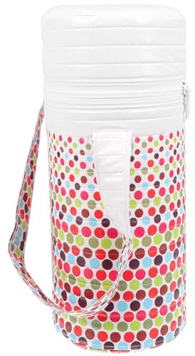 Vaguelly Bolsa Térmica para Biberones y Leche Materna para Padres Activos, Doble Compartimento, Aislamiento Térmico, Tamaño Compacto, Materiales Resistentes, Adecuado para Guardería y Salida Diaria