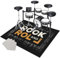 Schlagzeugteppich 200 x 180 cm Drum Teppich Schlagzeug Teppich Trommel Teppiche Musikinstrumente Bodenmatte Schallschutzdecke Für Bass Drum Snare Schlagzeugmatte Trommelteppich Schallschutz Teppich