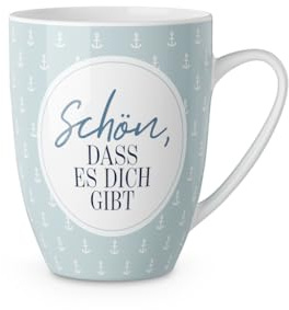 LaVida Becher für Dich 250 ml, Schön dass es Dich gibt, Anker, maritim