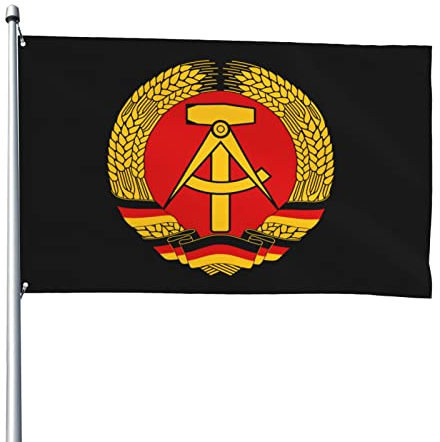 Stemma Della Germania Dell'Est Bandiera Decorativa Deluxe Banner Vintage Bandiera Pirati Per Patio Interni Casa 90X150Cm