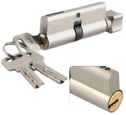 Schließzylinder Universal Klein 70 Schließzylinder Aluminiumlegierung 6-polig Zylinder Innen Holztür Schließzylinder Schließzylinder Schließzylinder 3 Schlüssel