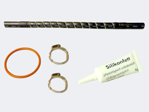 Wartungsset Verstärkter Ersatzschlauch Dichtung Knickschutz Brüheinheit für Siemens EQ9 EQ3 EQ500