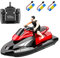 SOPOTUTU 3 Pièces Bateau Télécommandé Batteries Aquatique Étanche pour Vitesse Racing