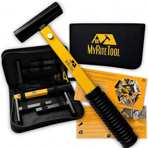 MyRiteTool Door Hinge Adjustment Tool, 4 in 1 Precision Hinge Gap Adjusting Wrench for Residential and Commercial Doors, Step by Step Adjustment Tool Manual and Tips for Quick and Efficient Solutions