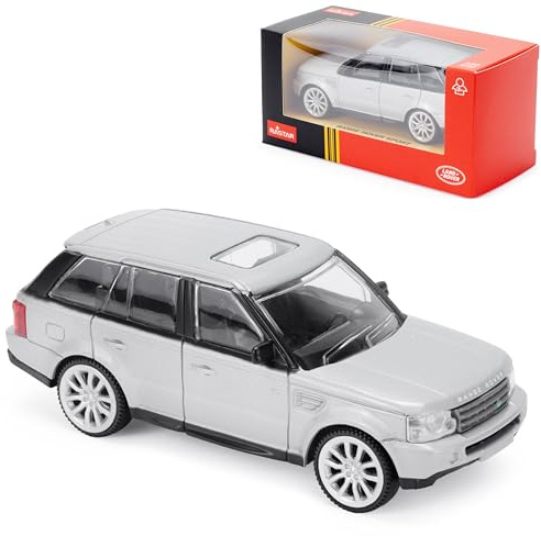 CMJ Range Rover Sport 1:43 Modellauto aus Druckguss – Silber | Detailliertes Sammlermodell | Offiziell Lizenziertes Produkt