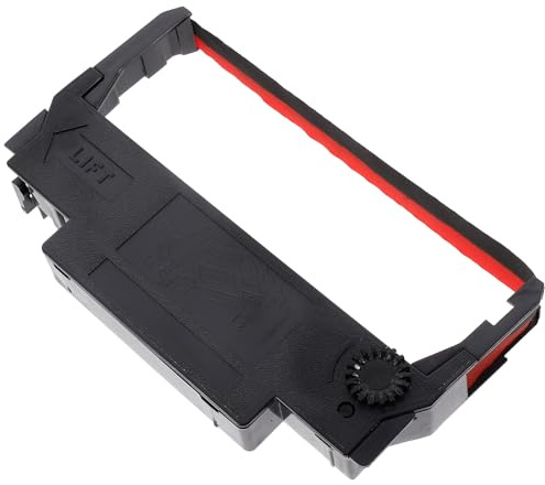 iplusmile 5 Stück 3D-farbbandhalter Kompatibel mit Erc30/38/34 Tragbare Farbbandbox mit Ersatzband in Schwarz Rot Druckerzubehör für Tm-u220 U230 M188b Nadeldrucker Abriebfest