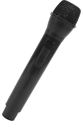 Microphone Accessoire D'entraînement de Danse karaoké, Faux Micro Hautement simulé pour Spectacle sur Scène d'enfants, Accessoires de Photographie, Micro Accessoire en Plastique pour Fêtes