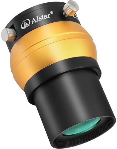 Alstar 2 inch 2.5X Barlow Lens - Allows The Use of Both 2 inch and 1.25 inch Telescope Eyepiece - Metal 4 Elements Broadband Green Film with Fully Multi Coated