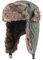 MEOKEY Unisex Winter Warme Fliegermütze mit Kunstpelz Ohrenklappen, wasserdichte Trappermütze Bomber Hut Unisex Fliegermütze für Snowboarden Skaten Radfahren - Grün