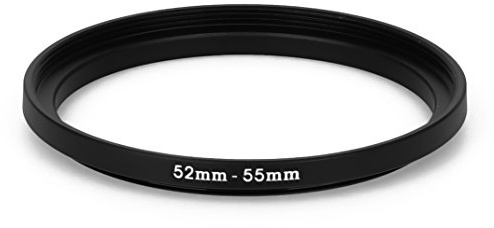 52 mm - 55 mm Filter Adapter Step-Up Adapter Filteradapter Step Up 52-55