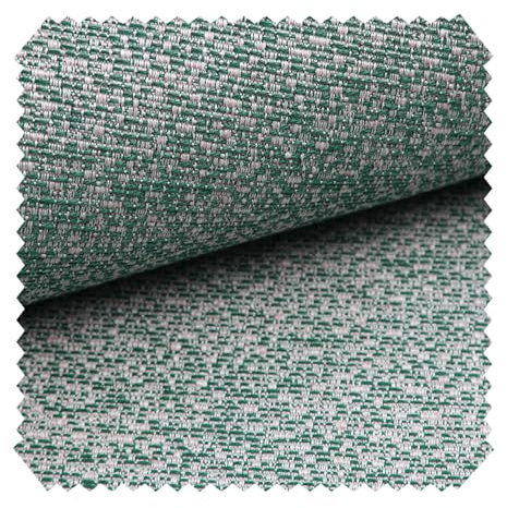 novely® exquisit LIVERI - Hochwertiger Melange Design-Möbelstoff - Schwer Entzündbarer Polsterstoff mit Leinenstruktur - Pflegeleichte Meterware 1lfm | Farbe: 05 Petrol