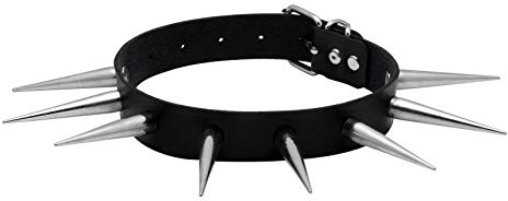 MILAKOO Gothic Halsband Punk Rock PU Leder Choker Nieten Halsband Halskette für Frauen Männer