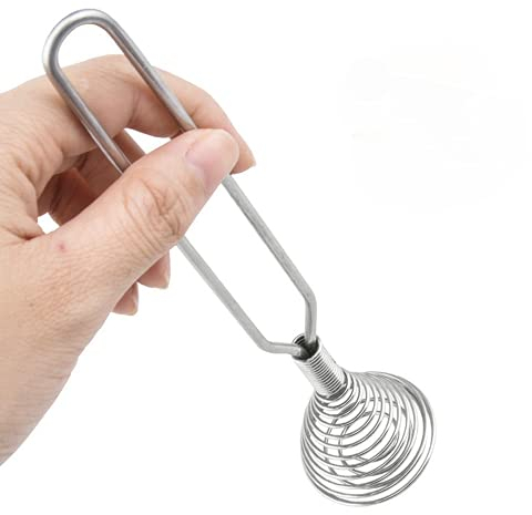 Varilety In Acciaio Inox Molla Bobina Frusta Filo Frusta Crema Frusta Uovo Frusta Crema Salsa Mano Miscelatore Accessori Utensile Da Cucina Per Miscelare, Miscelare, Battere, Mescolare, Cottura