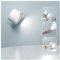 Feallive LED Wall Lights with USB Charging Port 1 Pcs Reading Light, Dimmable Touch Control 3 Brightness Levels Wall Spotlights 360 Free Rotation ​Bedside Sconce Lamp for Bedroom White