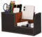 GORESE Stiftehalter Schreibtisch - Büro-Bleistifthalter Organizer Desktop-Schreibtisch-Zubehör Bürobedarf Organisationsdekor (Braun)