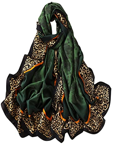 FAIRYGATE Schal Grün Damen Jugendstil Kunstdrucke langer bunte 98008