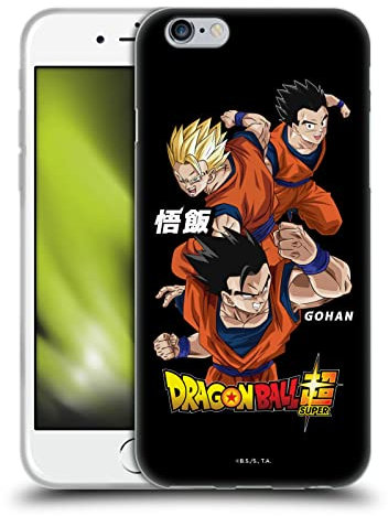 Head Case Designs Offizielle Dragon Ball Super Gohan Universe Survival Characters Soft Gel Handyhülle Hülle kompatibel mit Apple iPhone 6 / iPhone 6s