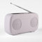 Ravencourt Living Easy Music Player (White) - DAB Radio, Bluetooth speaker, music player for the elderly, Dementia and Alzheimer’s or for visually impaired, simple design