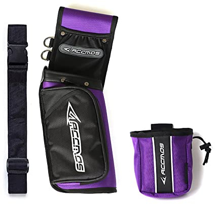 ACCMOS Bogenschießen Köcher Release Aid Bag Universal Pfeil Tasche Pfeilauslöser Tasche, für Recurve Bogen Compound Bogen Jagd & Schießtraining Werkzeug Aufbewahrungstasche