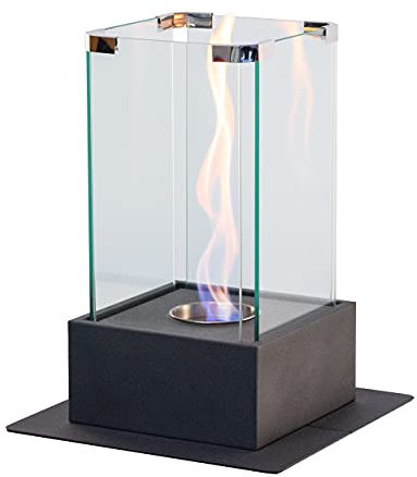 BURNACE Cyclone XL Bio Ethanol Table Fireplace - Portable Modern Design to Suit Any Indoor or Outdoor Table Top