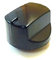 Bouton gaz noir 3h pour Table de cuisson Ariston