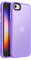 tigratigro Custodia Per iPhone SE 2022/SE2020,Cover iPhone 7/8, 4.7 Pollici,Traslucida Texture Opaca, Flessibile e Anti-impronta,Consistenza Simile alla Pelle (Viola Lavanda)
