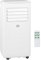 HOMCOM Aire Acondicionado Portátil 9000BTU 1010W Enfriador Ventilador Deshumidificador 38 L/Día con Pantalla LED Control Remoto Temporizador para Habitación de 20 m² 35,3x35x72,5 cm Blanco