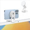 SODI Caméra iPhone de continuité pour MacBook, iPhone 15/14/13/12, iMac, écrans de Studio, Support de Webcam iPhone avec Inclinaison réglable (Blanc)