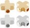 Beebeecraft 1 Box 40 Stück Kreuz Abstandsperlen 18 Karat Vergoldet Tibetischer Stil Lose Kruzifix Perlen Für Die Schmuckherstellung Halskette Armband DIY Handwerk