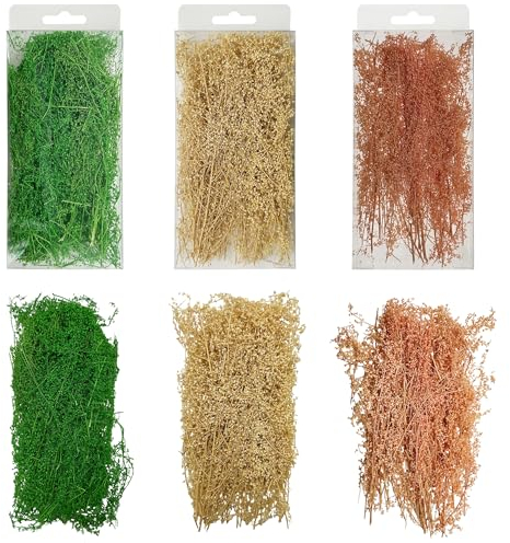 Woohome Racimo de Arbustos Grass Tufts Modelo Árbol Césped Mechones de Hierba Wasteland Tuft para Tren Paisaje Ferroviario (Estilo 6)