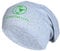 SCHIETWETTER Leichte Beanie Mütze Möwe, Übergangsmütze, dünne Kopfbedeckung, Logo-Print, stretch, warm, einfarbig grey/neon green OS