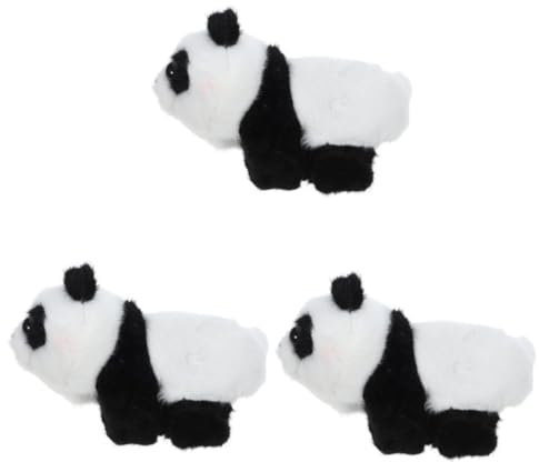 TOYANDONA 3pezzi Bracciale Slap Panda Morbido Peluche Per Feste e Compleanni Creativo Per Adulti Accessorio Divertente Per Eventi e Celebrazioni