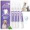 4PCS Pet Oral Repair Gel, Haustier Zahnreinigungsstift, Katzen Hund Zahnpflege Gel, Reinigungsstift für Haustier Zahnbürsten, Entlasten Mundgeruch BekäMpfen Sie Zahnstein Ohne ZäHneputzen Gel