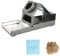 Tiardey Soldering Iron Holder with Brass Wool and Cleaning Sponge Portable Stable Stand with Solder Tip Slots No Water Needed for Efficient Soldering