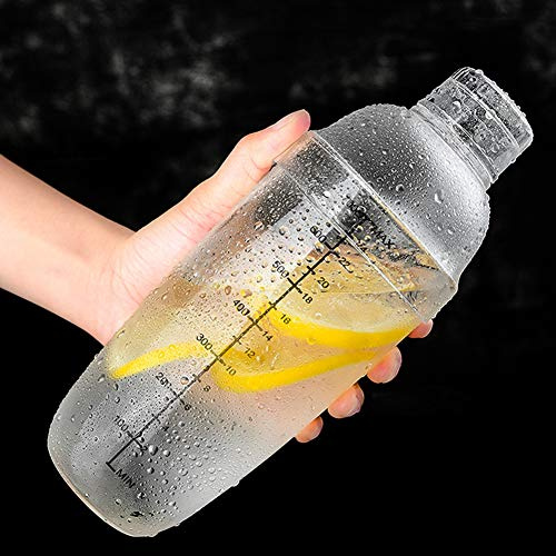 Shaker Flasche Bubble Tea Klar Graduiert Tragbar