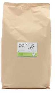 ALMICANNA: Organic Alfalfa Meal 100% Bio Alfalfamehl 3kg - Stickstoff Dünger und Nährstoff Booster für Cannabis - Für Living Soil & KompostTee